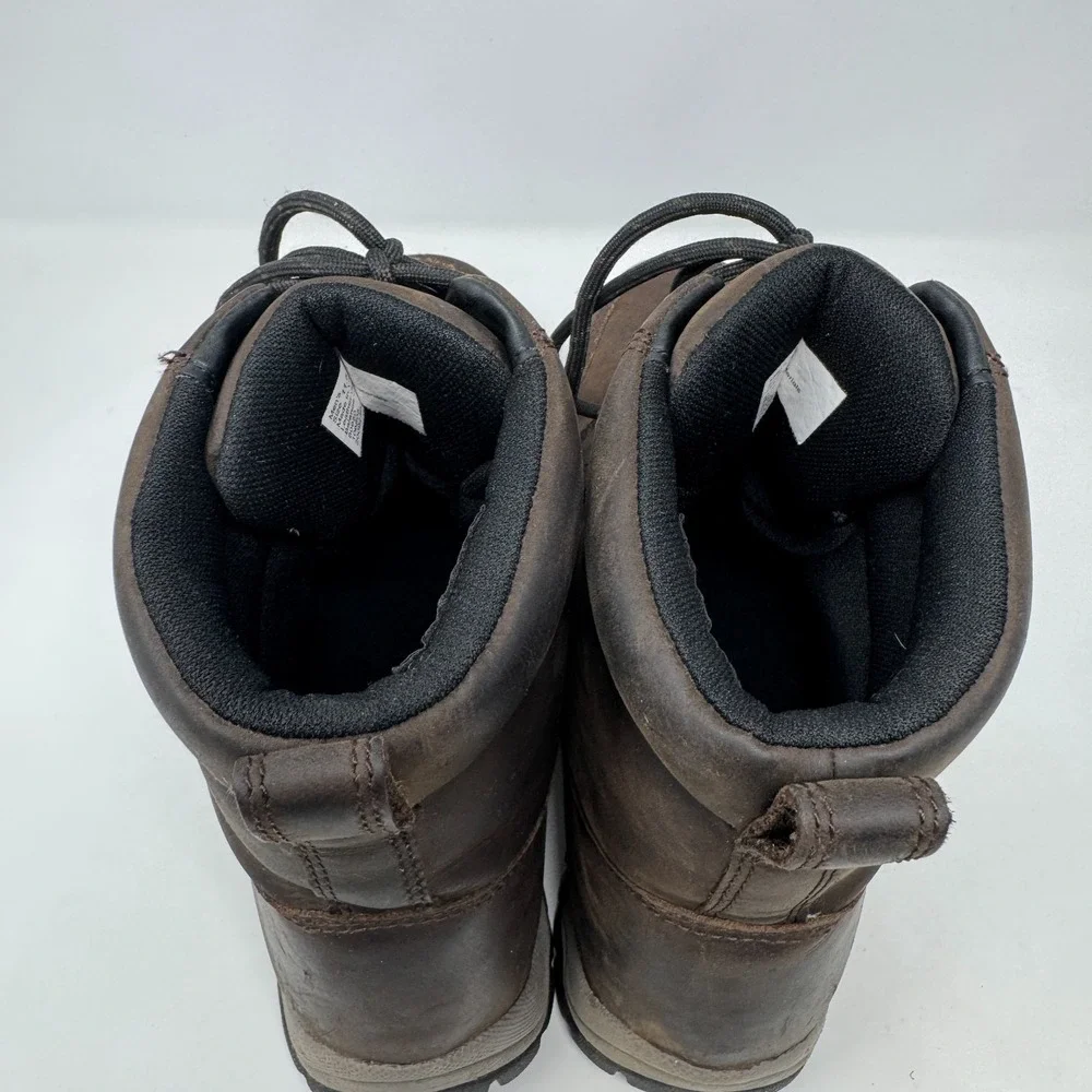 Duluth Trading Company Work Boots Brown Leather Water Resistance Men's Size 11.5